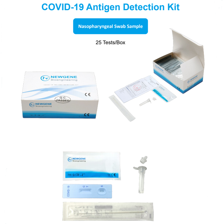Novo Gene Covid-19 Self Test (Saliva / Swab) Cartão de teste de antígeno